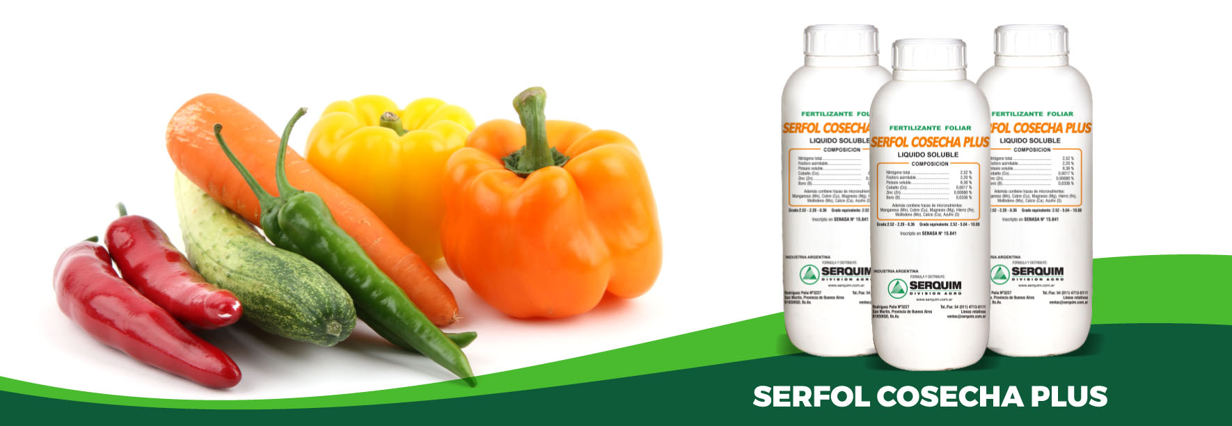 serquim cabezal fertilizantes cosecha plus